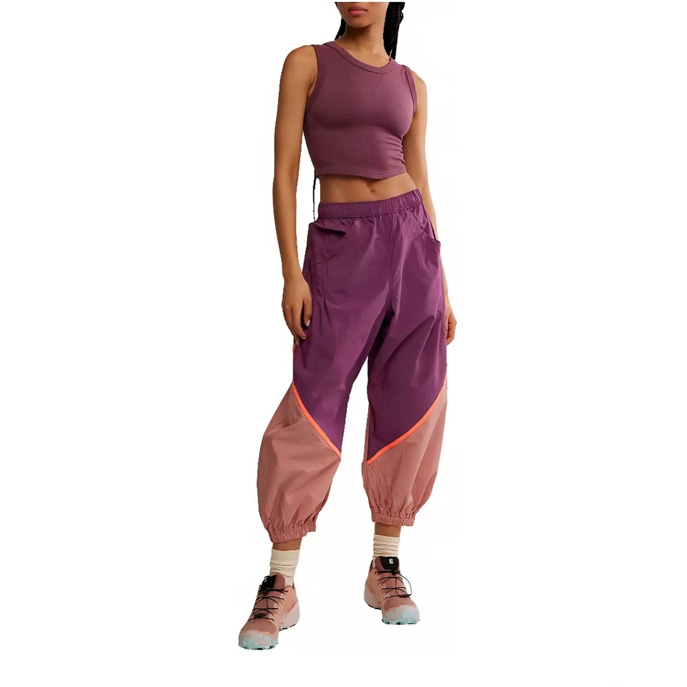FP Movement by Free People Free Throw Purple/Pink Track Pants, NWT - Picture 7 of 12